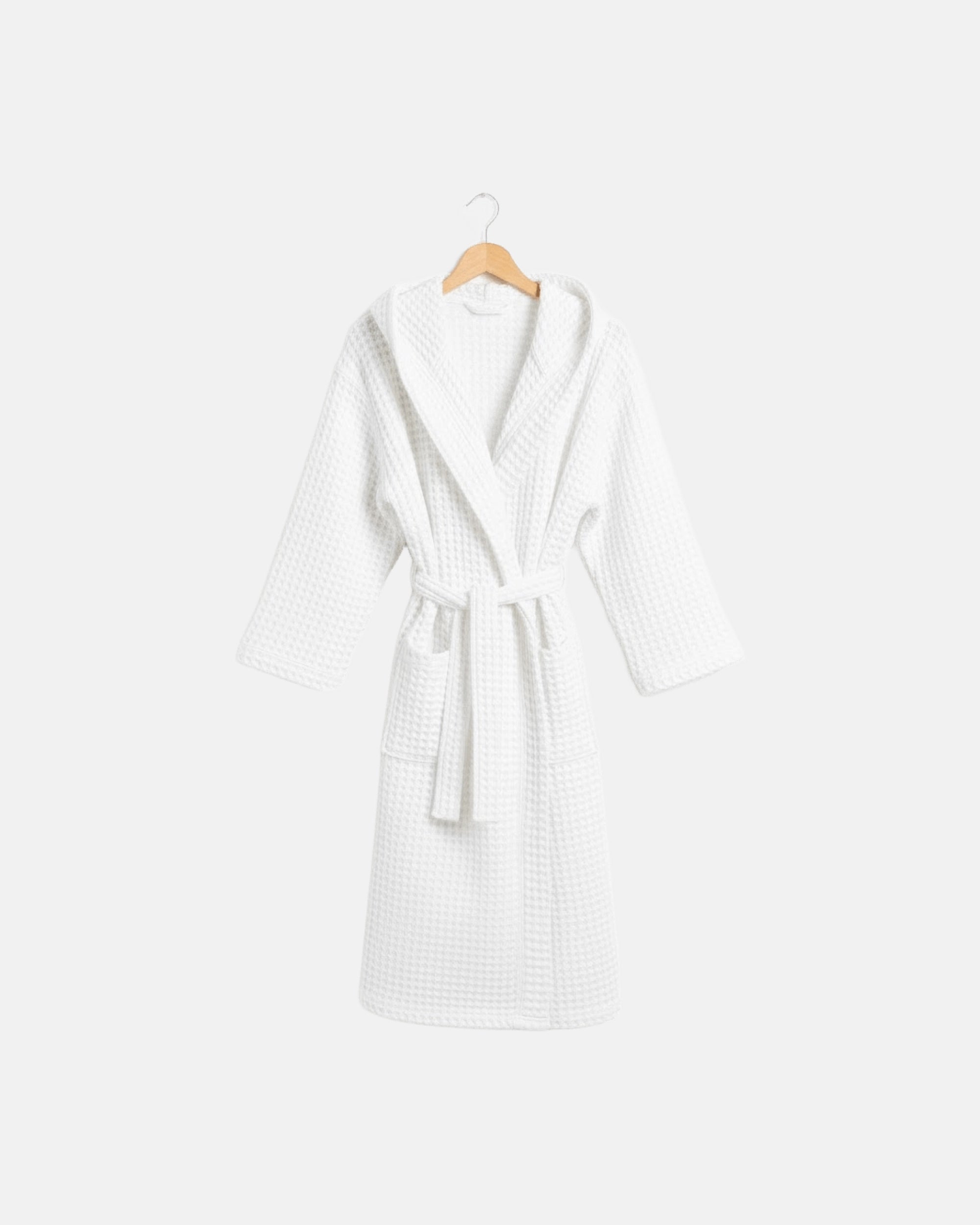 Robe de chambre Waffle Blanc Molitor