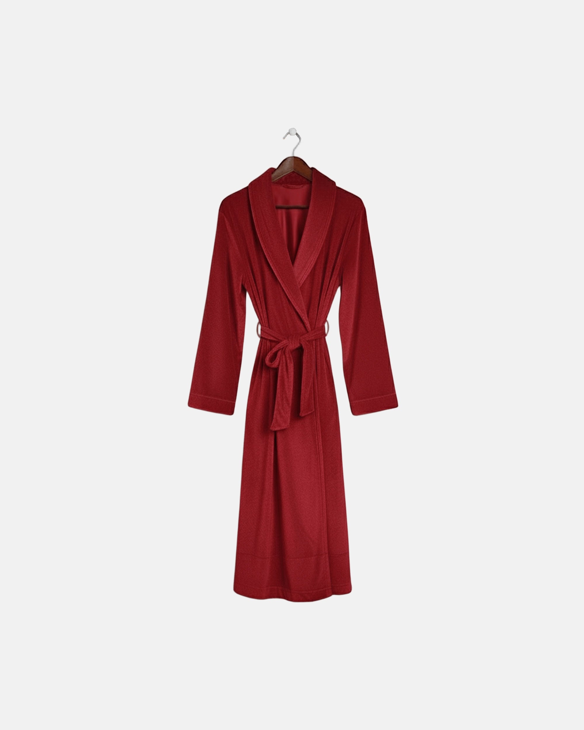 Peignoir en velours rouge Opéra 