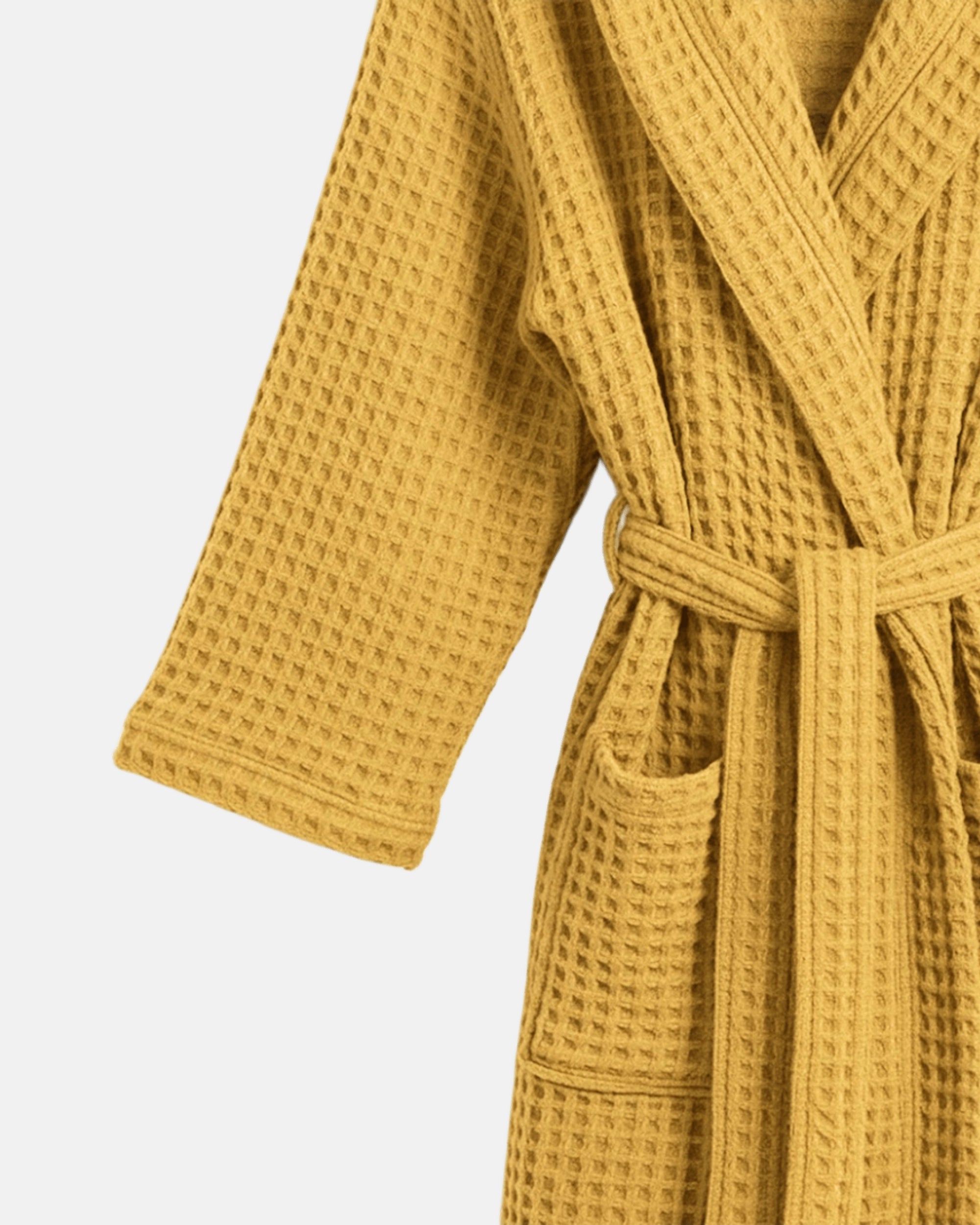 Robe de Chambre Gaufre Jaune Barbès
