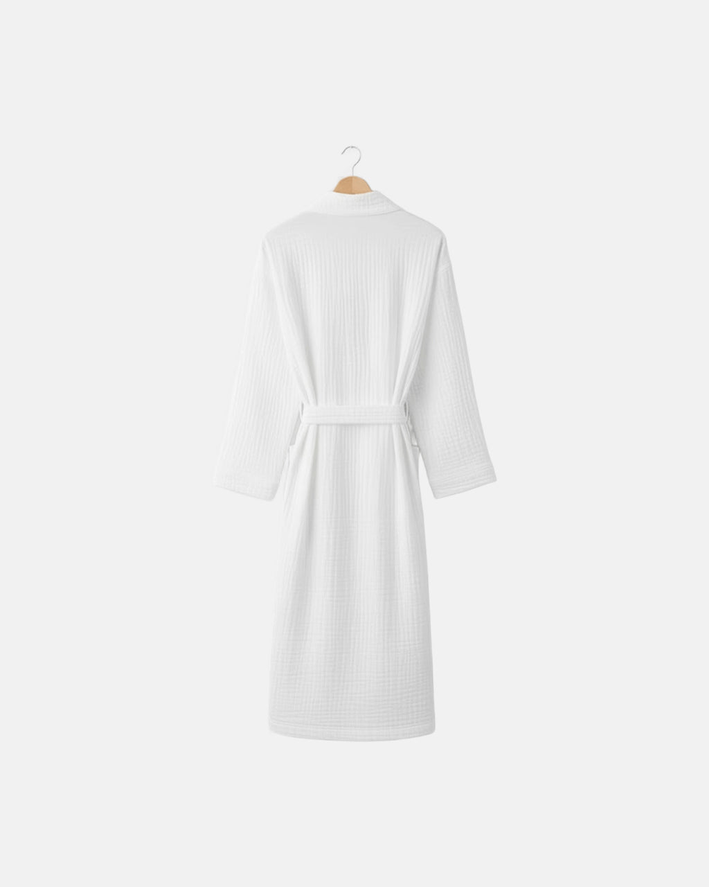 Robe de Chambre Mousseline Blanc Léna