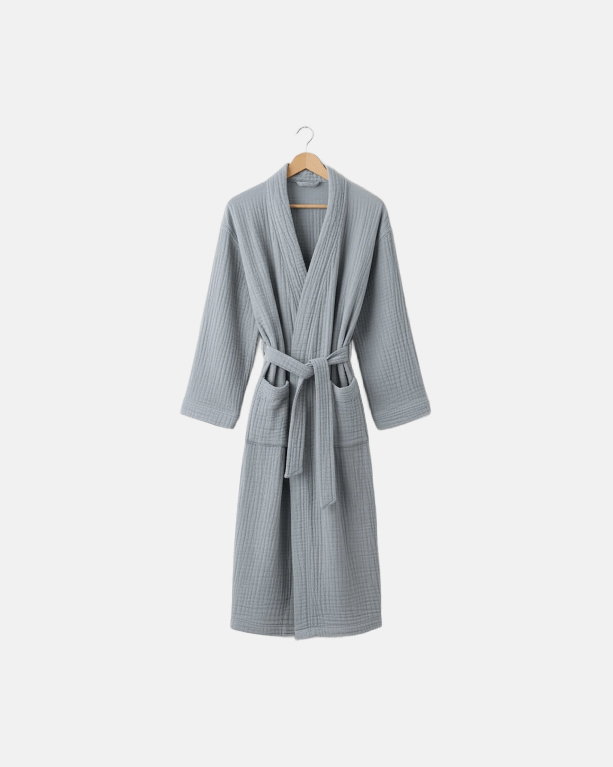Peignoir Mousseline Gris Grenelle