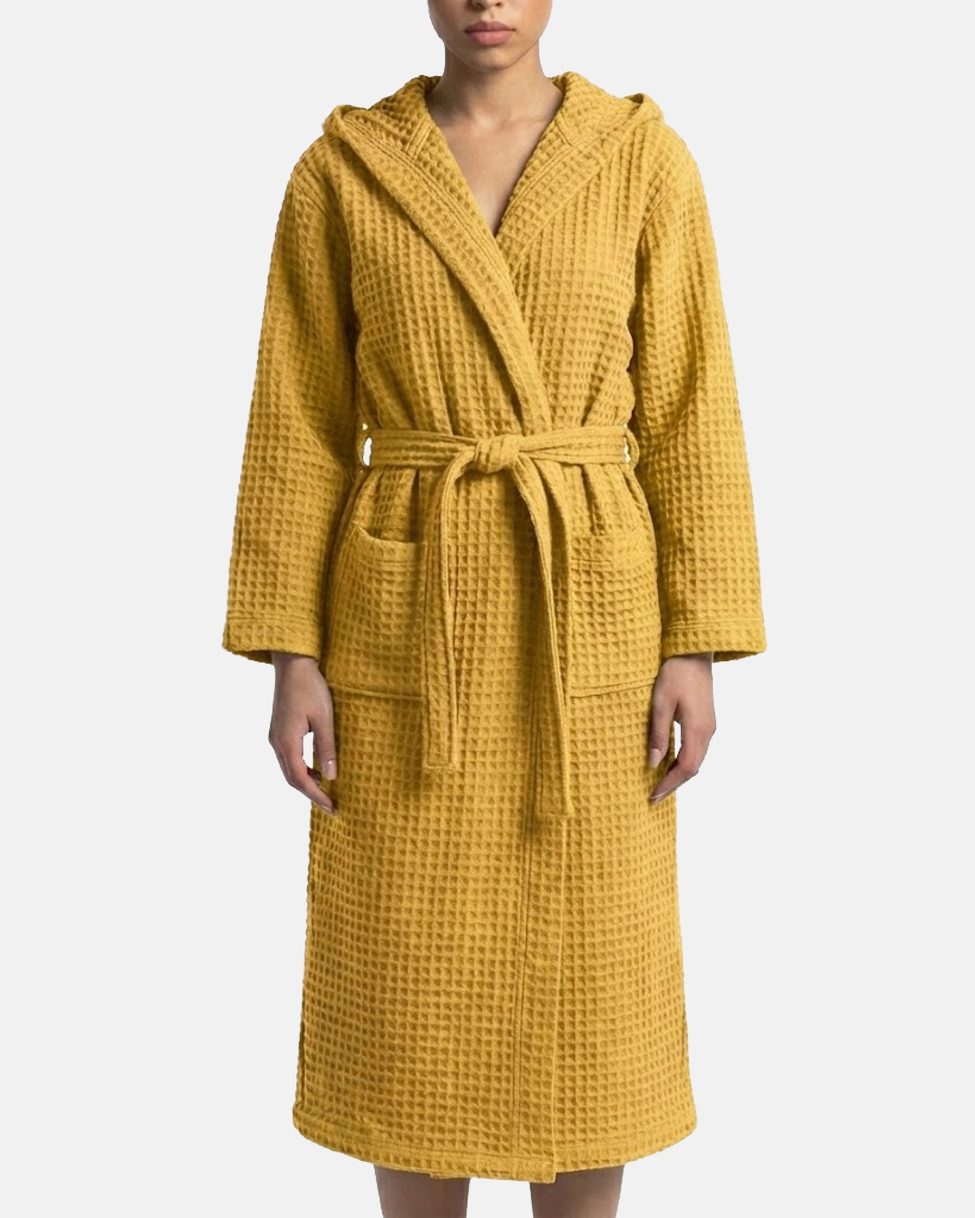 Robe de Chambre Gaufre Jaune Barbès