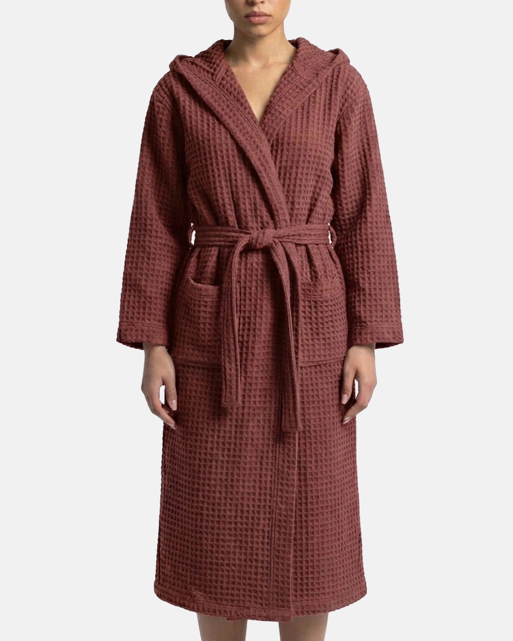 Peignoir Gaufre Brique Sentier