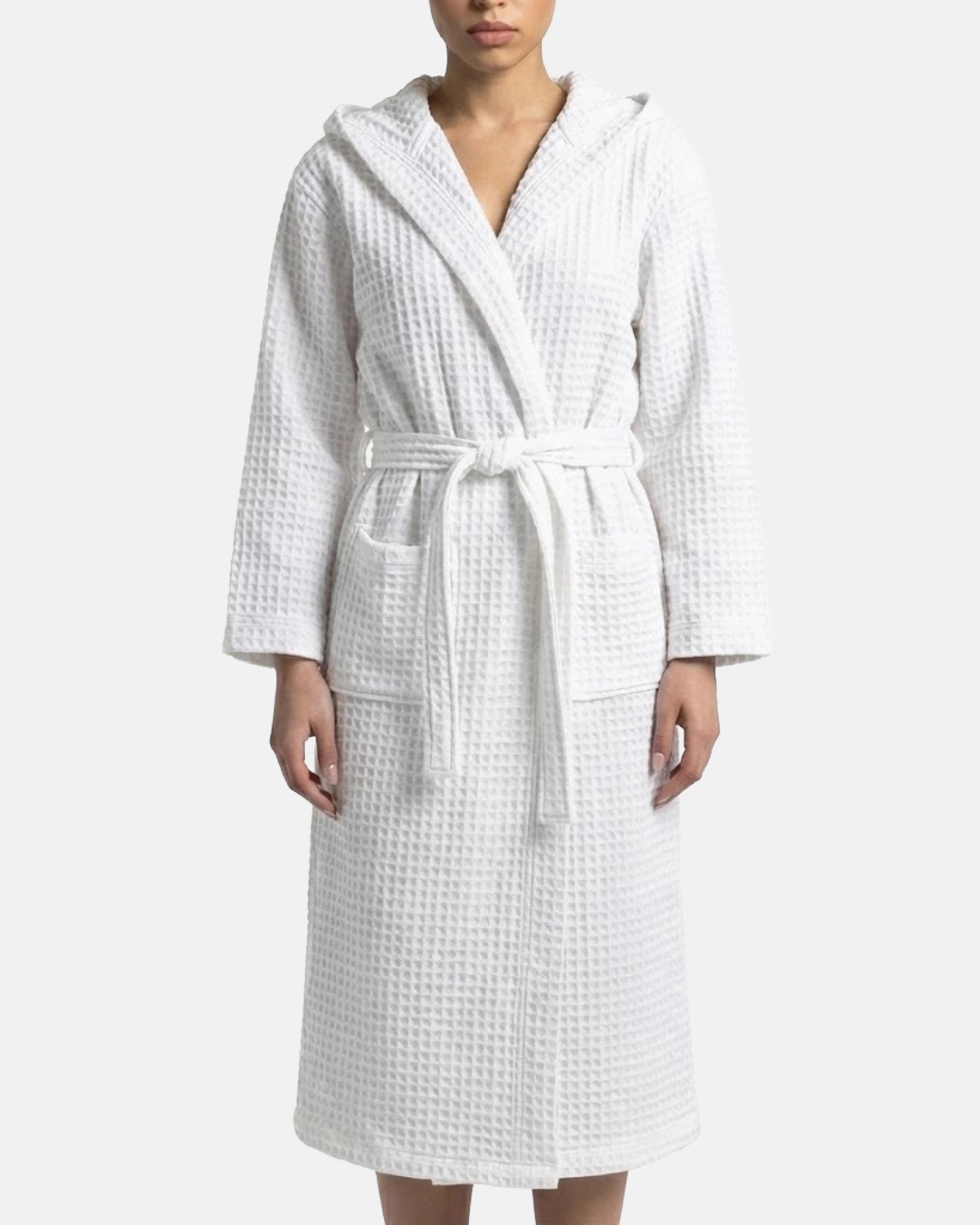 Robe de chambre Waffle Blanc Molitor